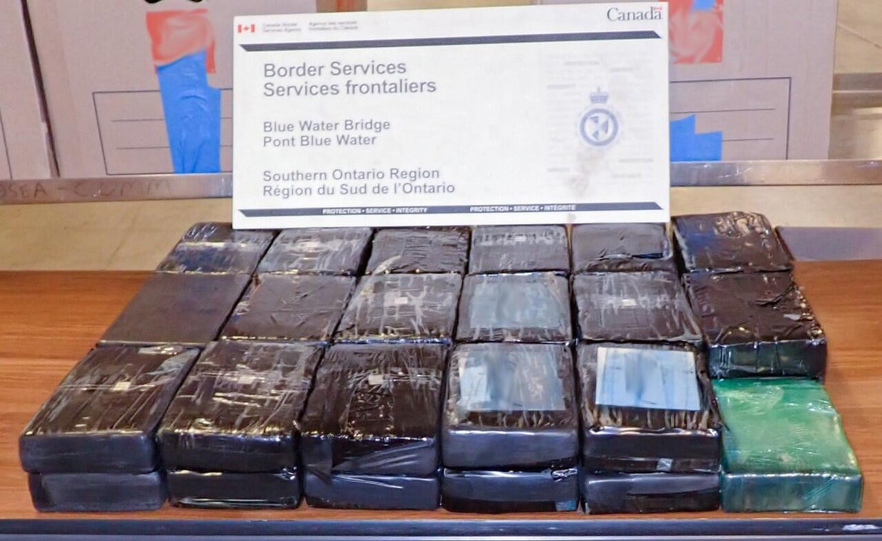 Canadian border officers seize $23.3M in cocaine at Blue Water Bridge ...