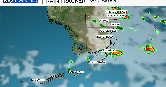 Deep moisture leads to widespread showers across South Florida