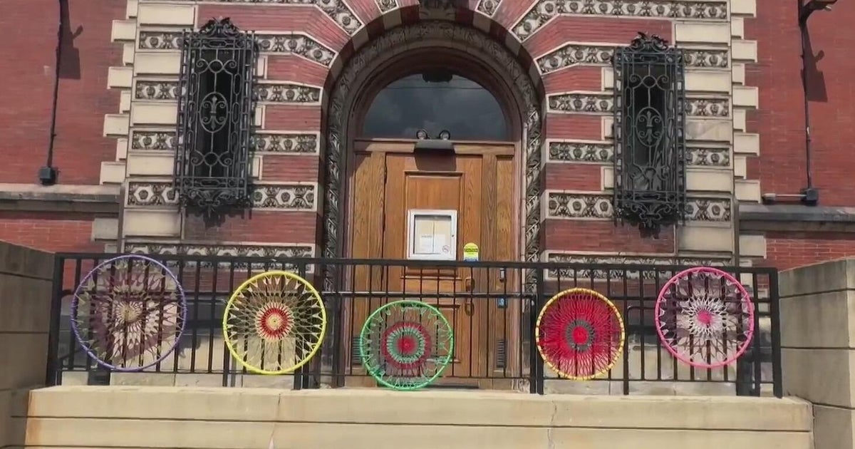 Public art project spreads colorful handmade "portals" across Pittsburgh 
