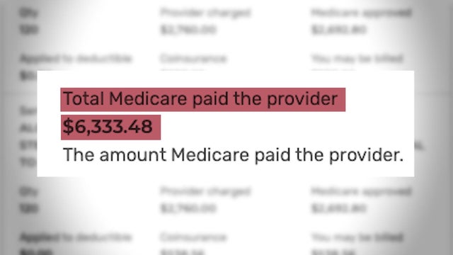 Total Medicare paid the provider: $6,333.48 
