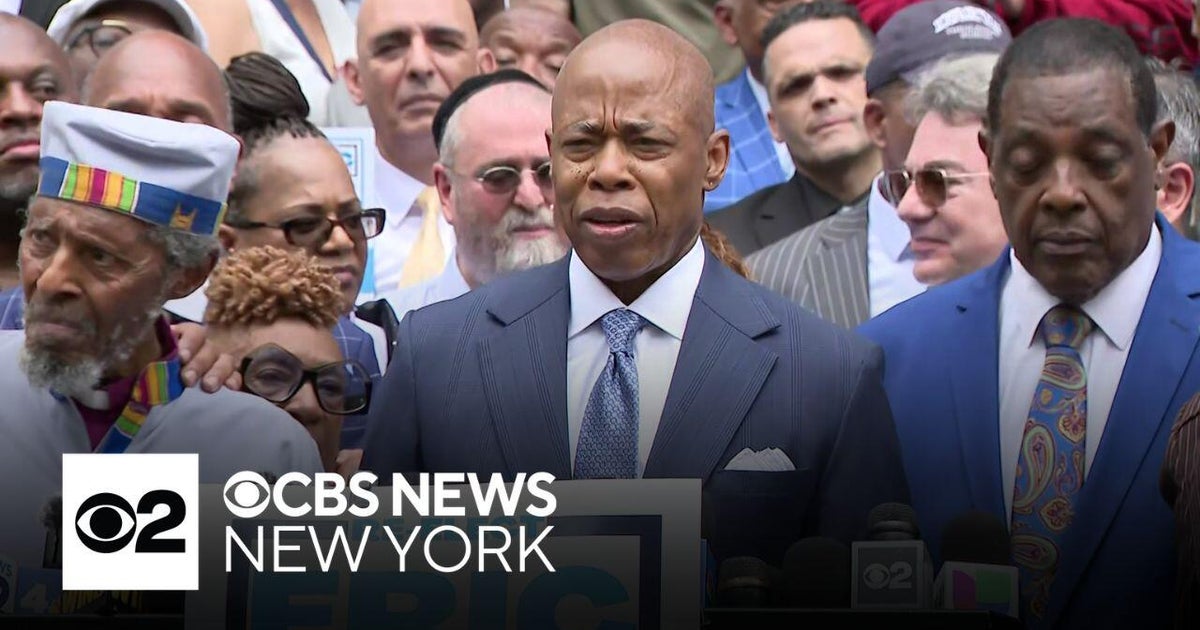 Mayor Eric Adams formally announces campaign for reelection - CBS New York