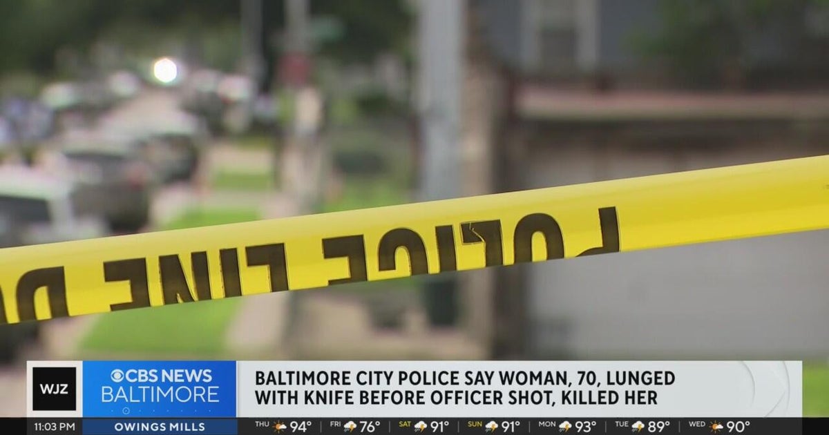 70-year-old woman shot, killed by police in West Baltimore - CBS Baltimore