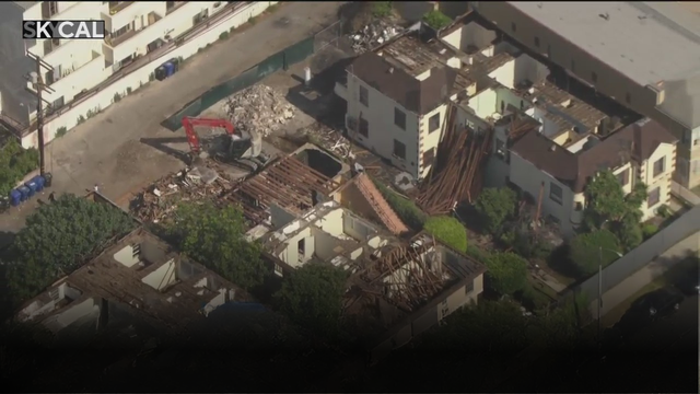 beverly grove apartments demolished squatters 