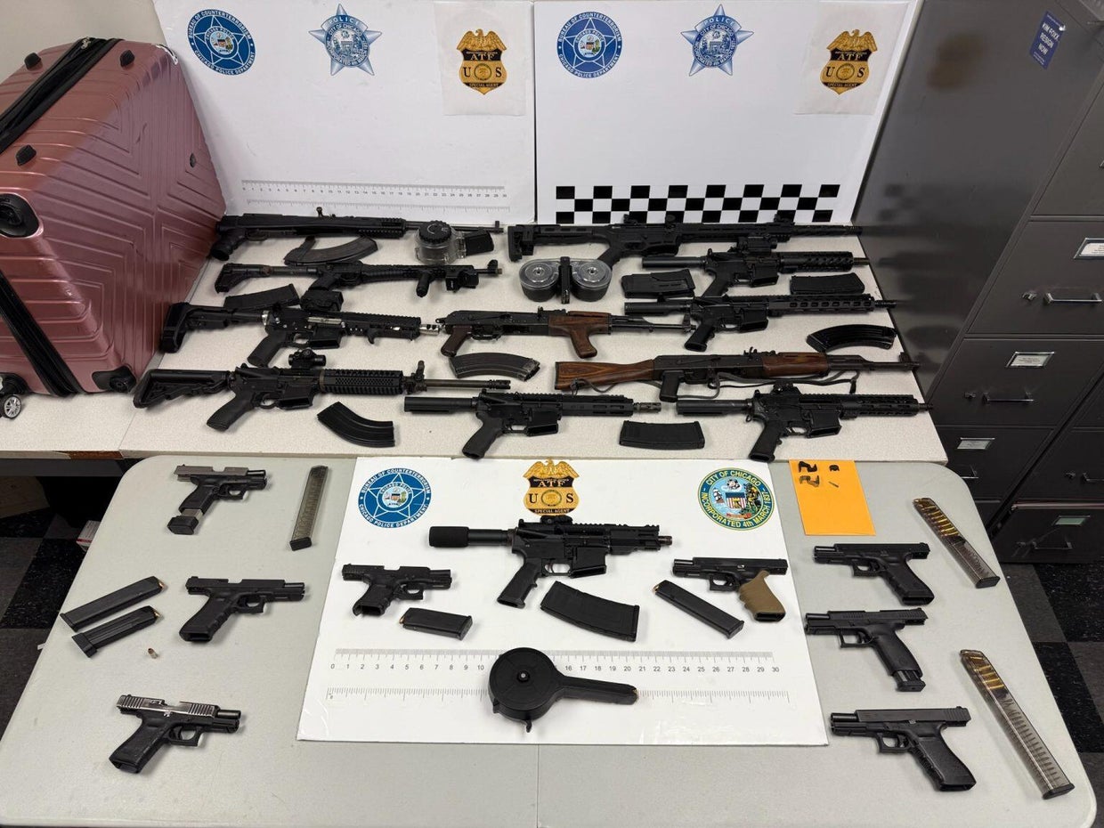 Five charged, nearly 2 dozen guns recovered after gunrunning ...