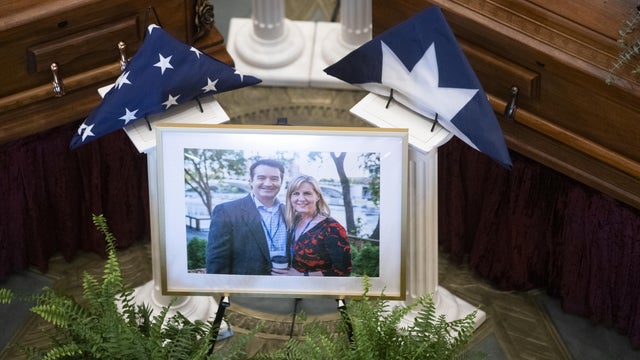 Homage to Hortman family at Minnesota State Capitol 