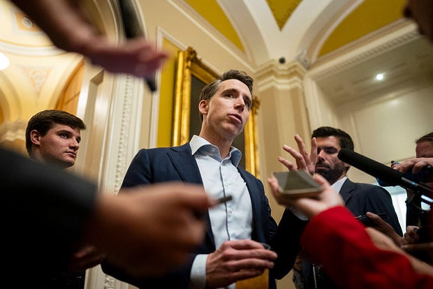 Republican Sen. Josh Hawley of Missouri 