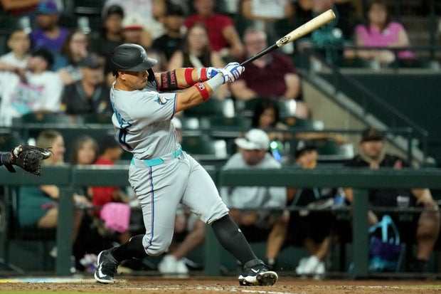 Marlins Diamondbacks Baseball 