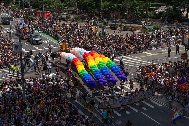 New York City Pride March Winds Through Manhattan 