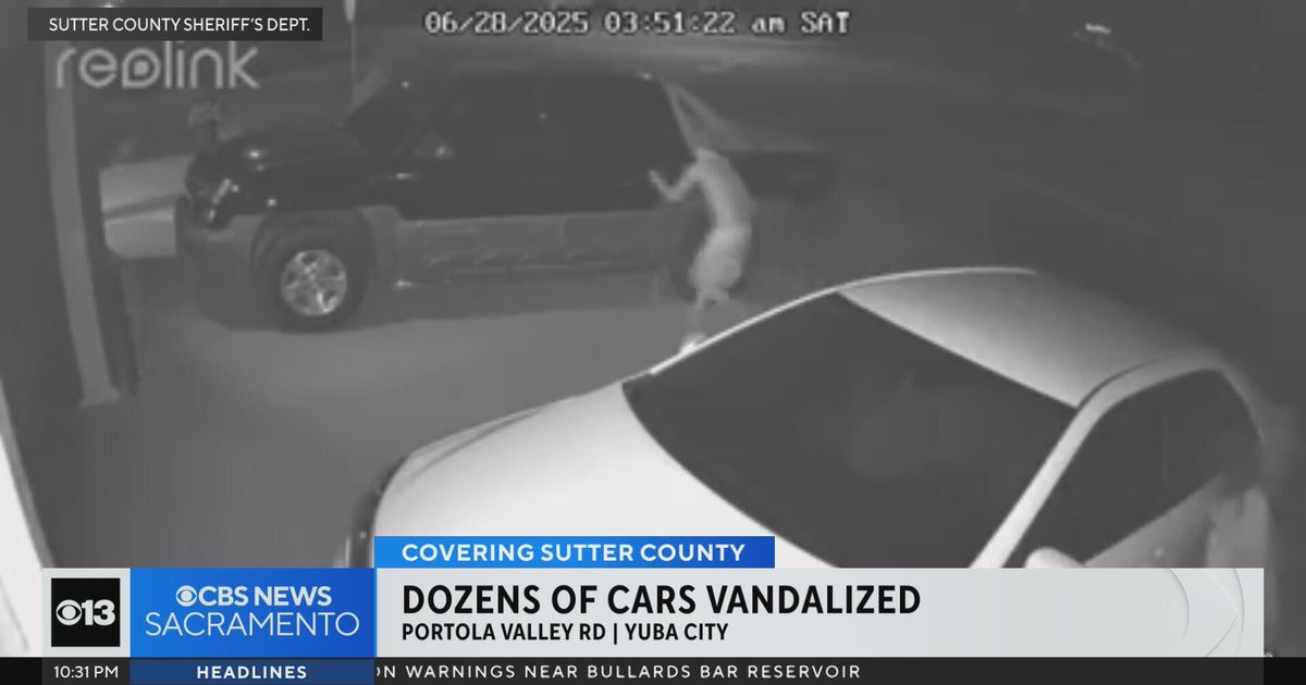 22 cars vandalized on Yuba City road