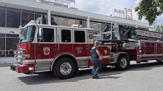 WJZ building evacuated due to fire 