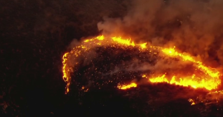 Crews continue battling Wolf Fire near Banning 