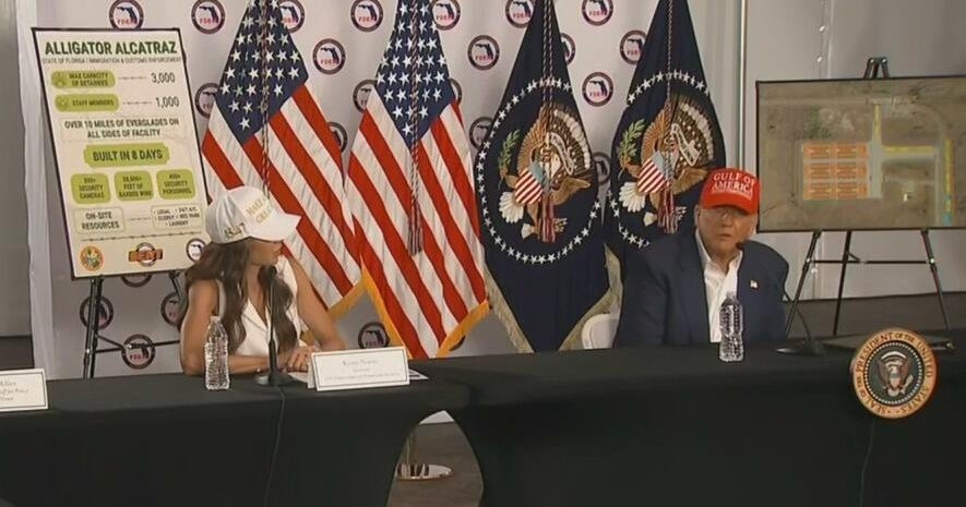 Trump, DeSantis, Noem take part in immigration enforcement roundtable at