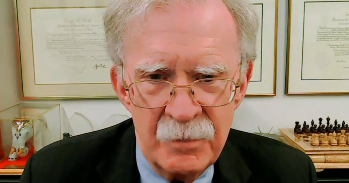 Former Trump adviser John Bolton says "regime in Tehran has to go"