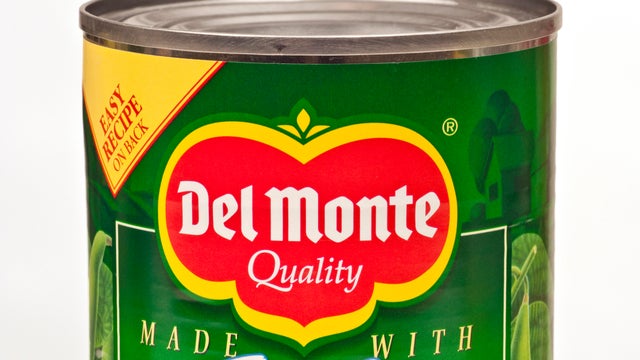 Del Monte Label On Can Of Vegetables 
