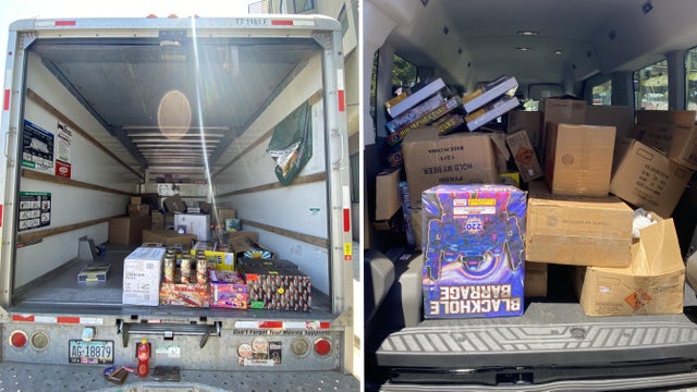 San Francisco illegal fireworks bust 