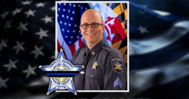 Veteran Harford County sergeant died suddenly at his home, sheriff's office says 