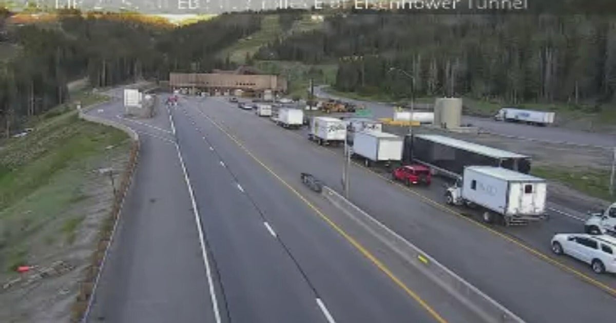 Westbound lanes of I-70 closed after crash involving semi 