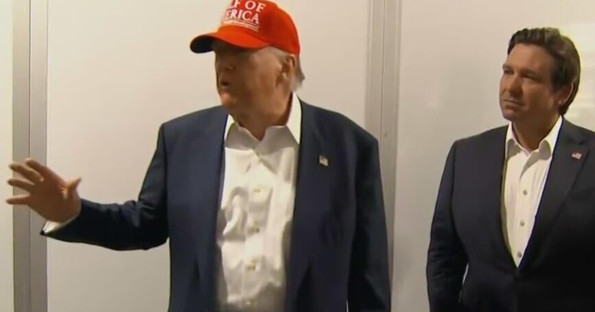 Trump tours 