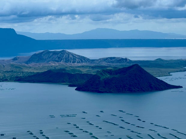 Taal volcano in the Philippines