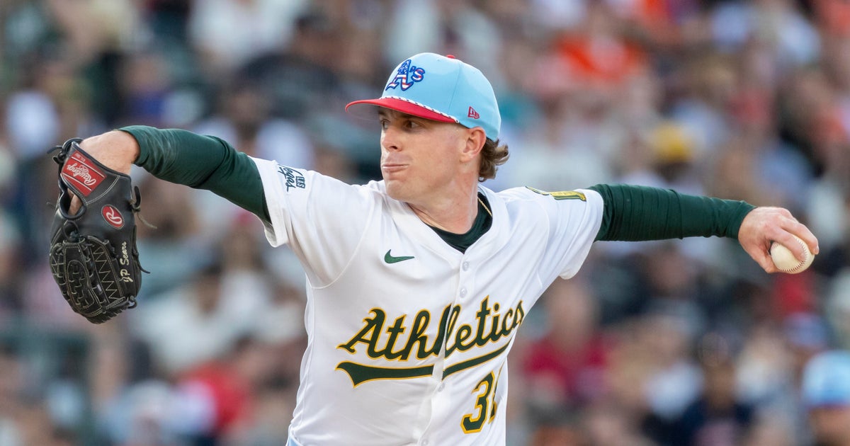 Athletics cruise past Giants 11-2 with six scoreless innings from Sears 