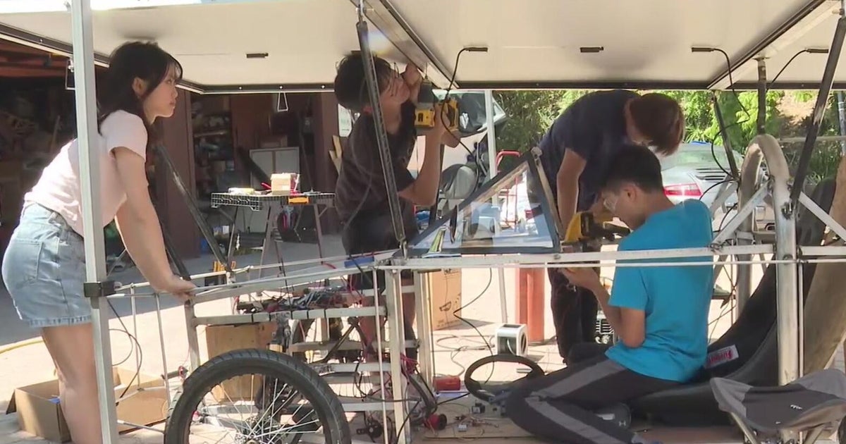 Bay Area HS students build solar-powered car to compete at Texas Motor Speedway 