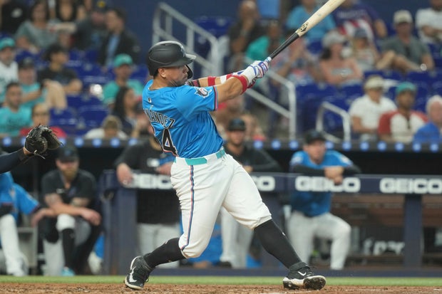 Brewers Marlins Baseball 