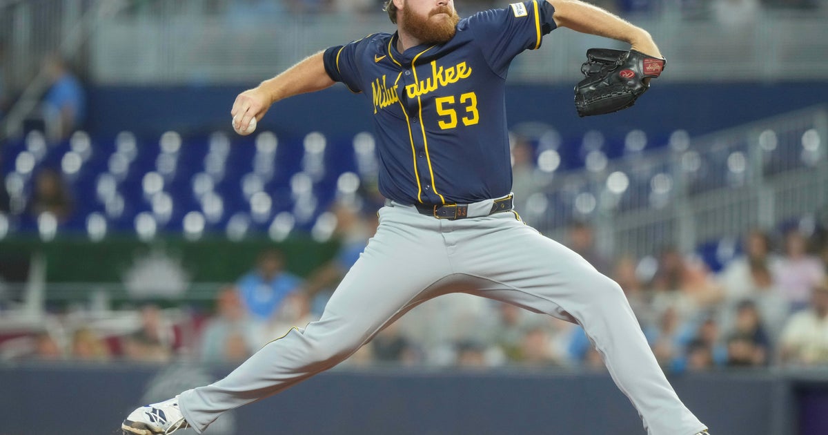 Brandon Woodruff helps Milwaukee Brewers to 3-1 win over Miami Marlins in his first start since 2023