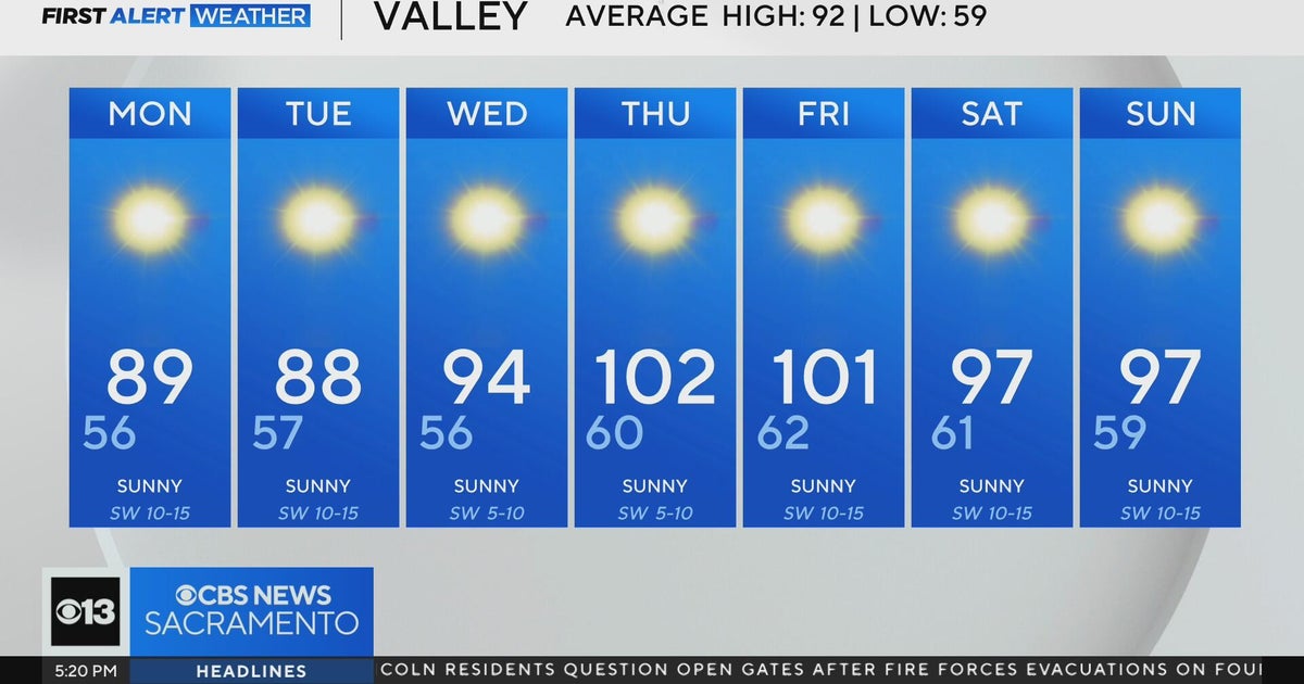 Sunday evening weather forecast - July 6, 2025