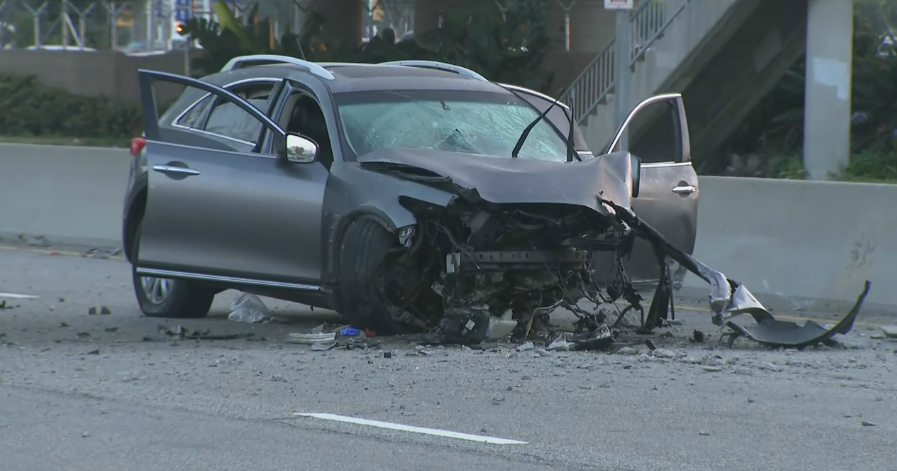 Child in critical condition after crash near LAX 