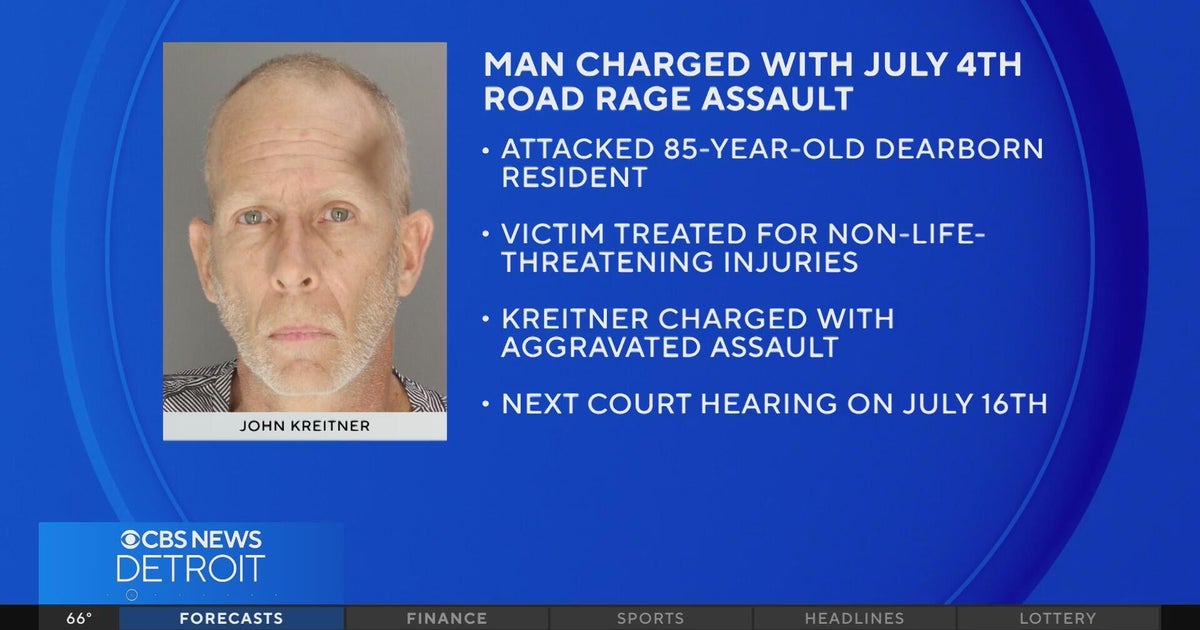Westland man charged in alleged road rage assault of 85-year-old - CBS ...