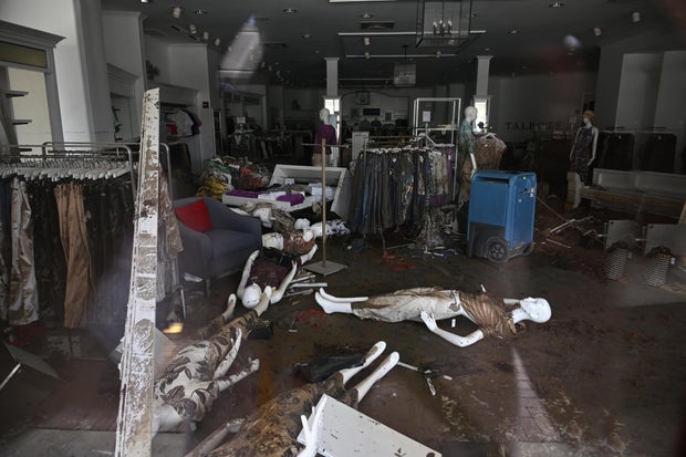 North Carolina hit with flooding after heavy rain from Tropical Depression Chantal 