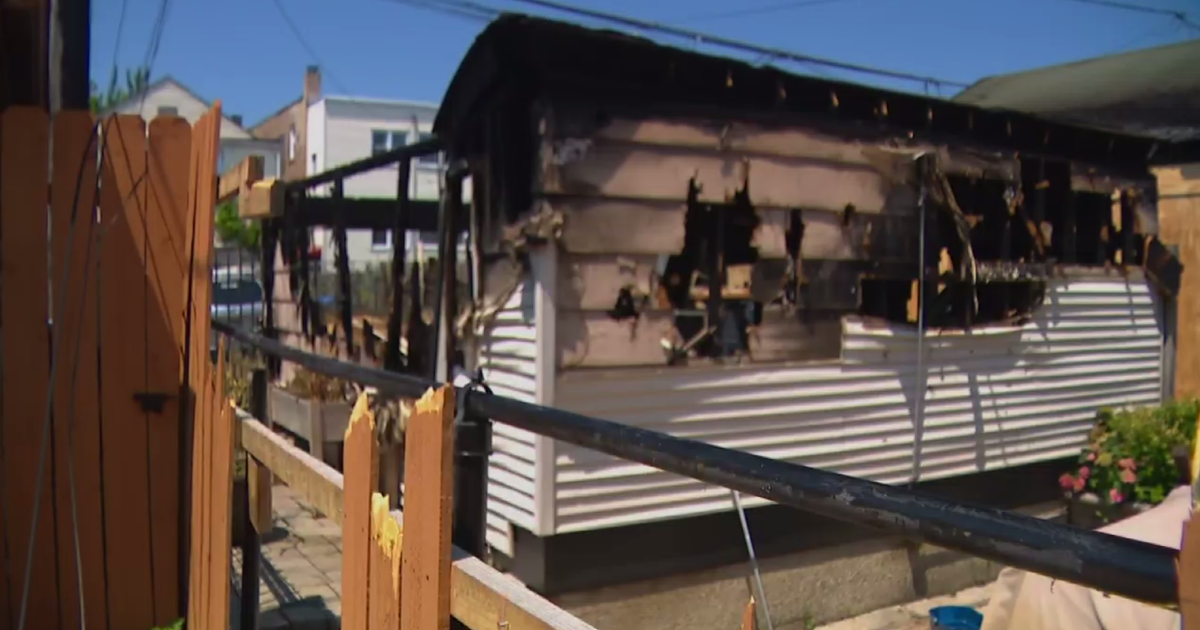 Fireworks blamed for fire that destroyed 1 garage, damaged others in Bridgeport 