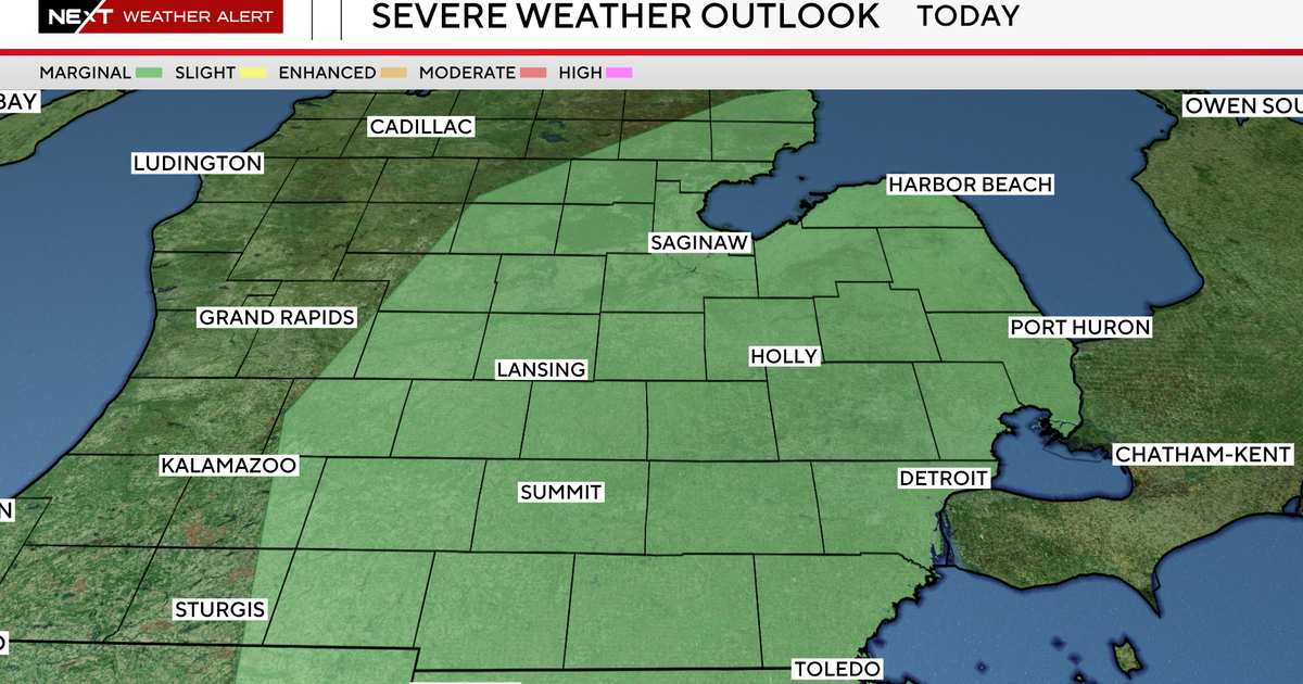 Flooding and damaging winds possible across Southeast Michigan Wednesday 