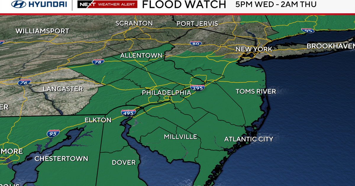 Strong storms in Philly area Wednesday evening could bring heavy rain, wind 