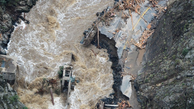 Aerial images from the Colorado Floods 