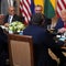 Trump praises Liberian leader's mastery of English, his native language