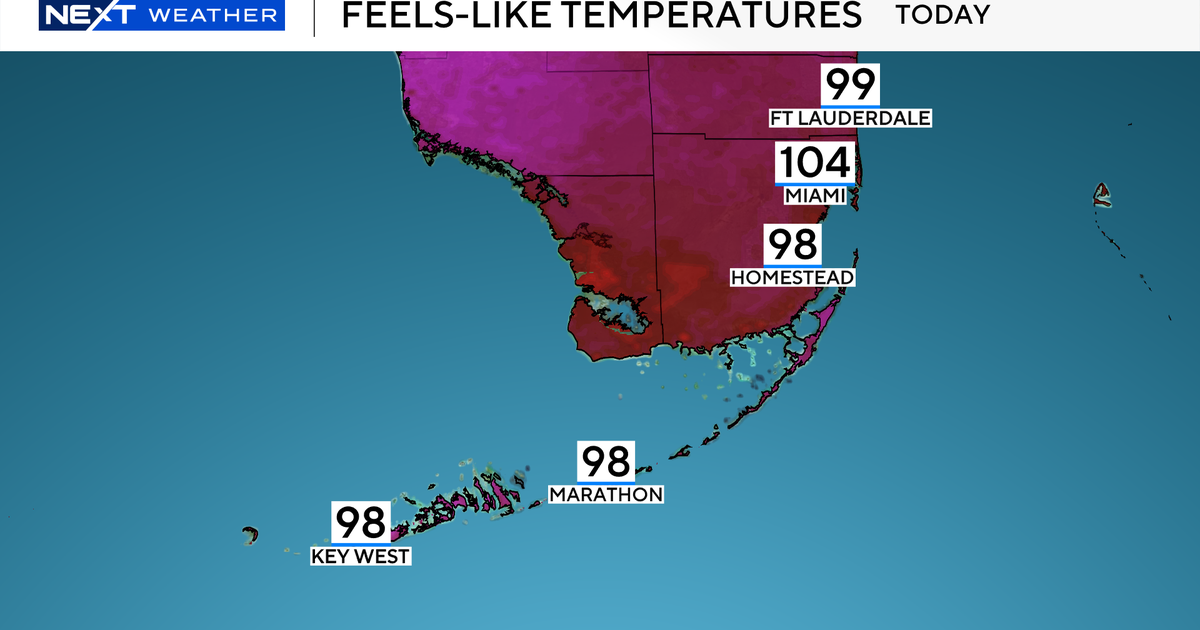 Morning showers roll in across South Florida, afternoon heats up