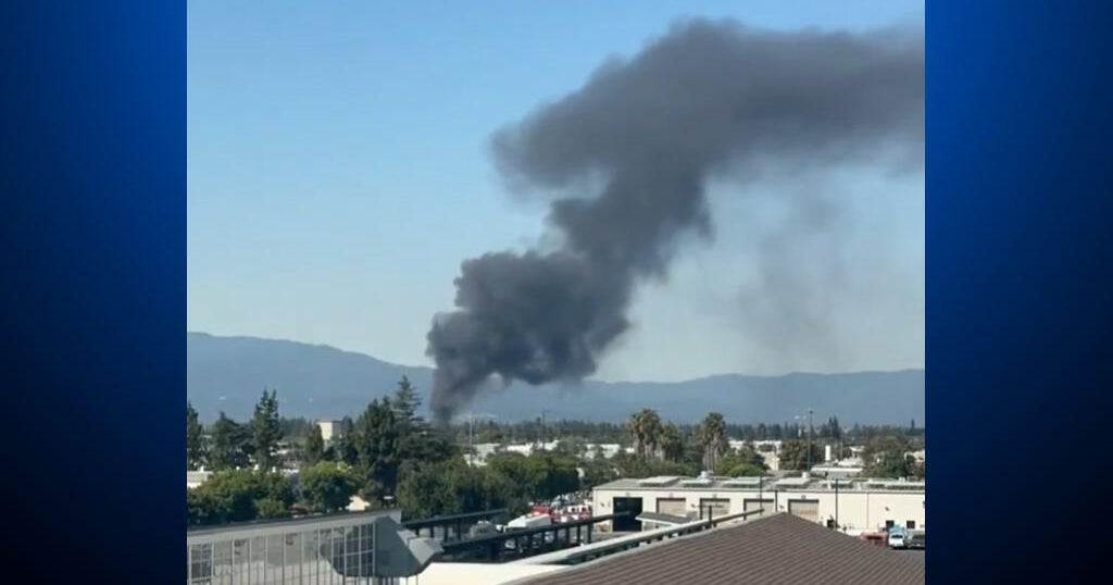 San Jose firefighting crews battle fire at recycling facility near Highway 87 