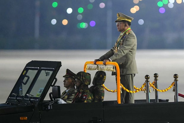 MYANMAR-ARMY-ANNIVERSARY 