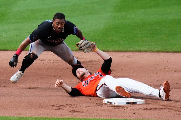 Marlins Orioles Baseball 