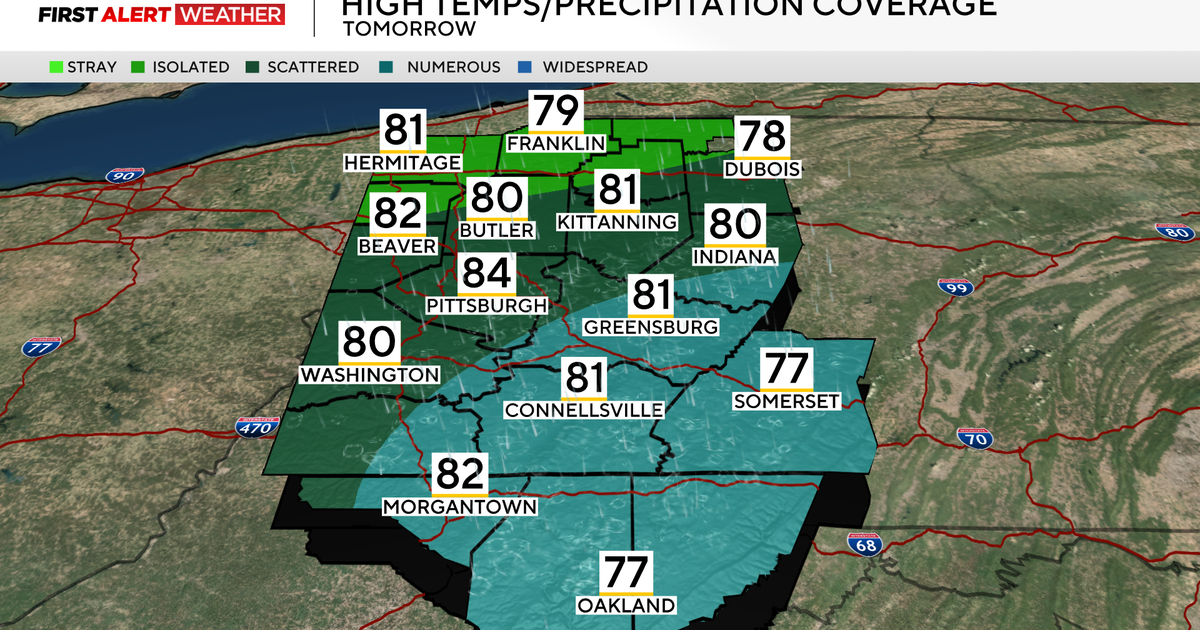 Scattered storms expect on Sunday and Monday ahead of an unsettled weather week in Pittsburgh 