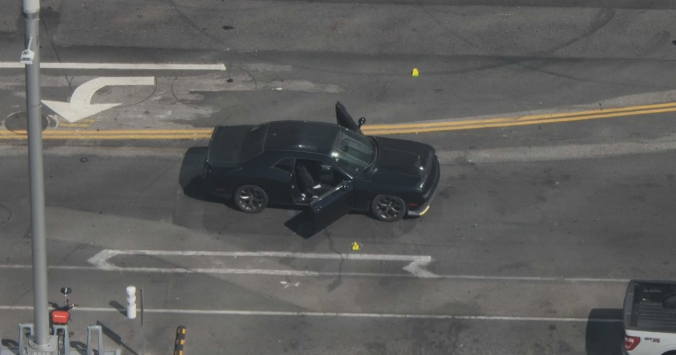 Police shoot man armed with machete outside of Crypto.com Arena in downtown Los Angeles 
