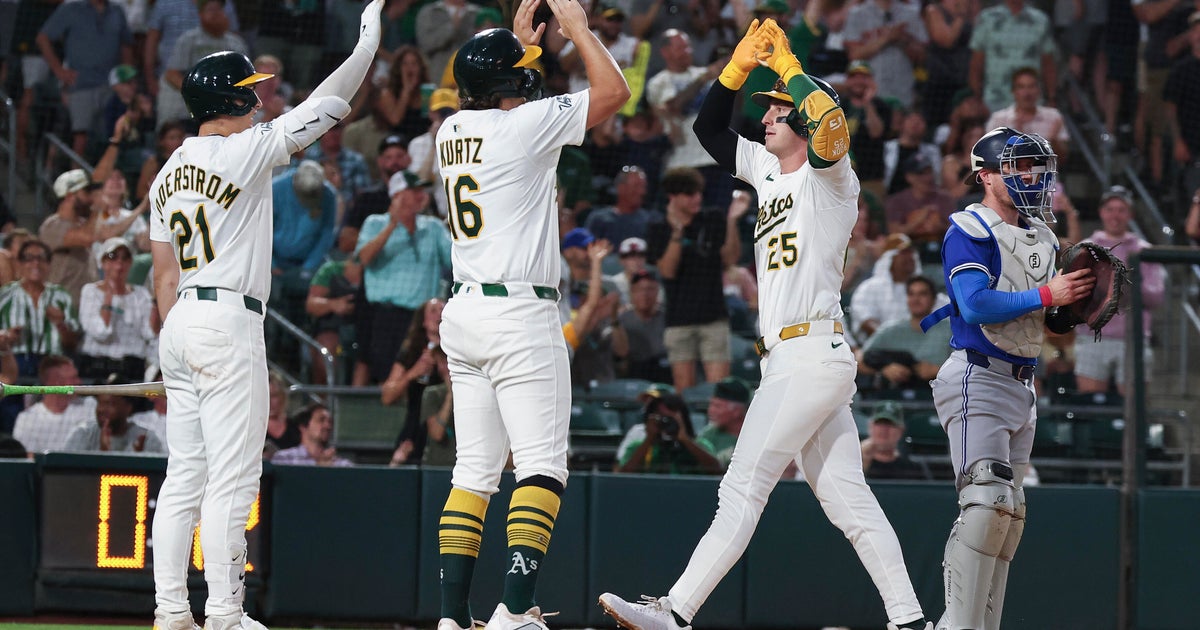 Brent Rooker's homer lifts Athletics past Blue Jays 4-3 