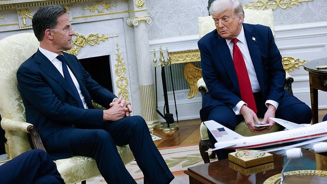 President Trump Meets With NATO Secretary General Rutte At The White House