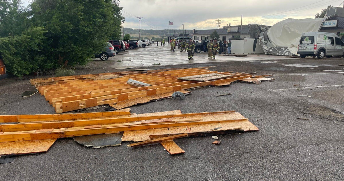 Landspout damages 7 Franktown businesses' roofs, fire department says 