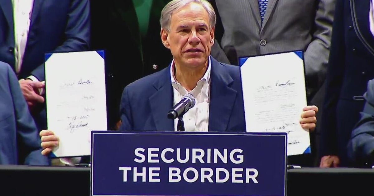 Gov. Abbott signs 2 new bills to strengthen border security, immigration enforcement 