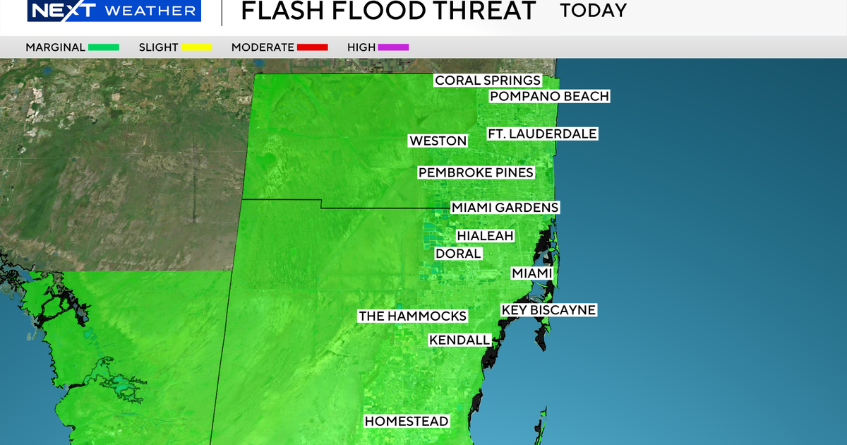 Scattered South Florida afternoon storms may produce heavy rainfall