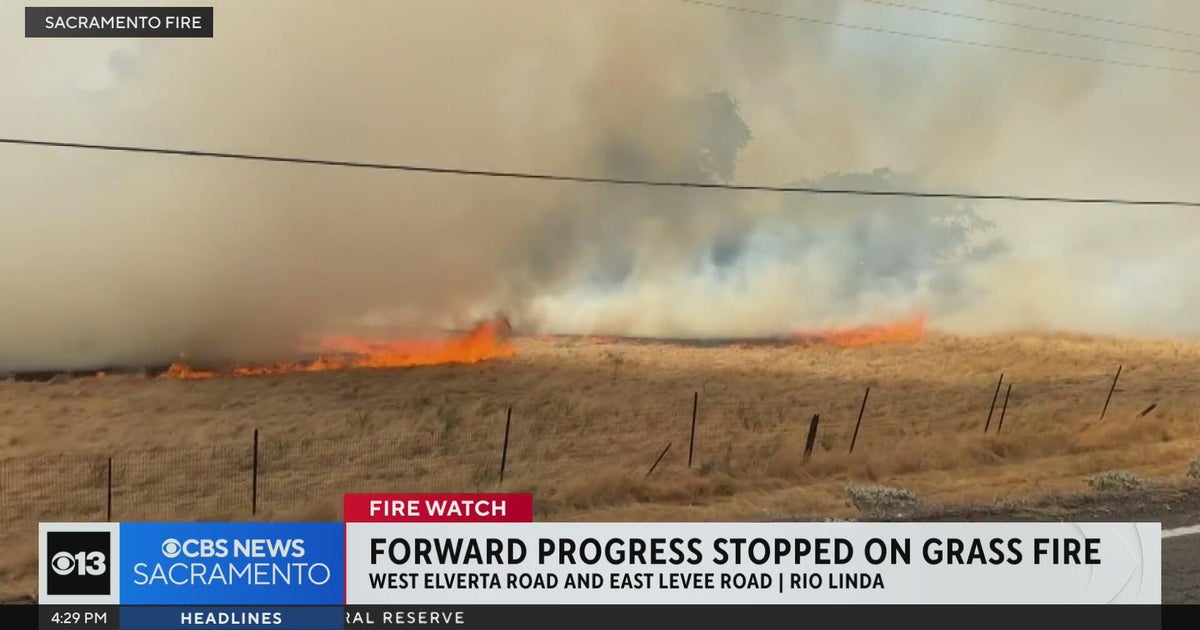 Forward progress stopped in Rio Linda grass fire that burned 250 acres