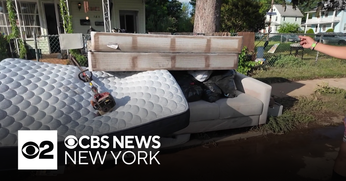 N.J. communities devastated by flooding, with more rain on the way - CBS New York