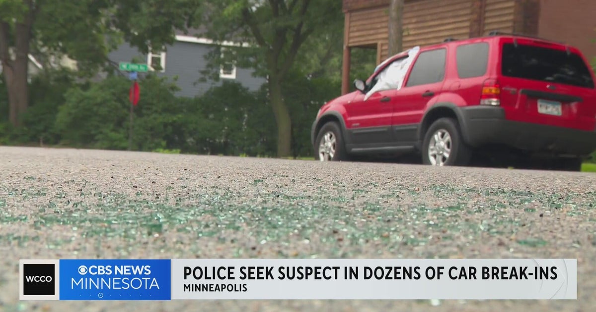 Dozens of cars broken into in Minneapolis, police say - CBS Minnesota